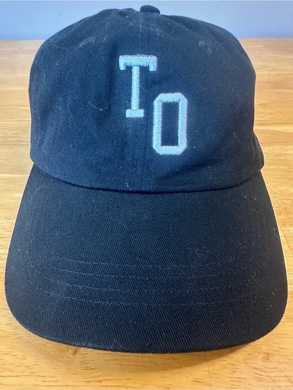 Peace Collective Toronto "TO" Embroidered Baseball Cap Black